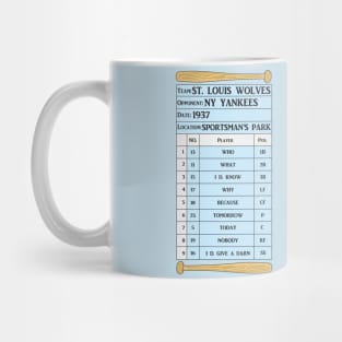 Batting Order Mug